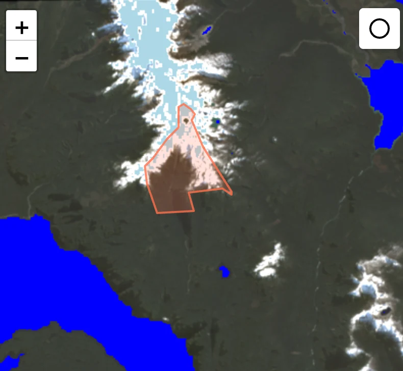 Delimitación satelital de una zona de monitoreo